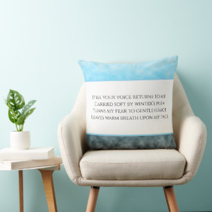 Frostline Horizon Cushion