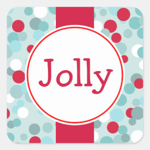 Frosty Dots Holiday Stickers