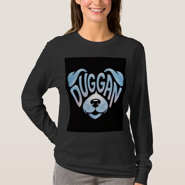  Frosty Duggan Dog Face Graphic Tee (Front)