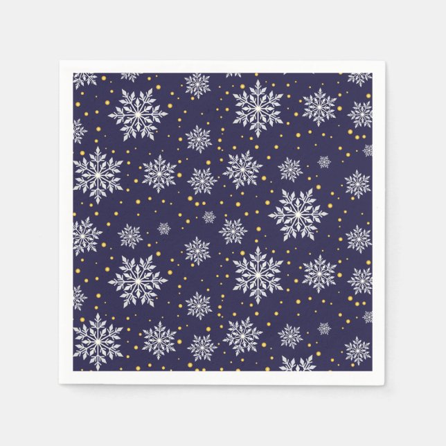 Frosty Elegance Napkin (Front)