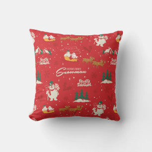 Frosty - Everyone's Favourite Snowman Pattern Cushion