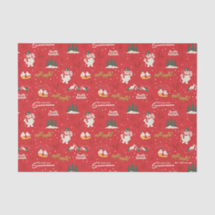 Frosty - Everyone's Favourite Snowman Pattern Tissue Paper