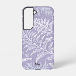 Frosty Feather Lavender Galaxy S22 Case