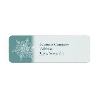Frosty Flake Return Address Label