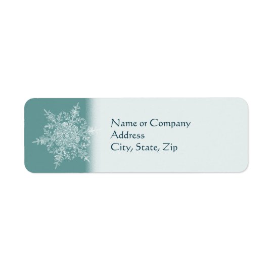 Frosty Flake Return Address Label