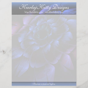 Frosty Flora 2 Custom Letterhead