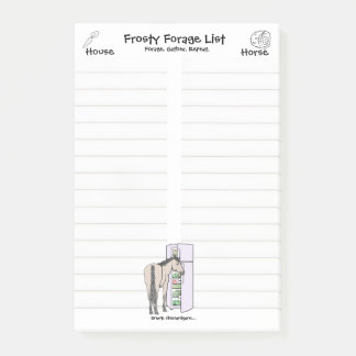 Frosty Forage House|Horse Sticky Notes