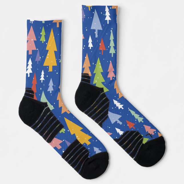 Frosty Forest Crew Socks (Right)