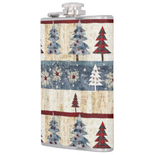 Frosty Forest Hip Flask