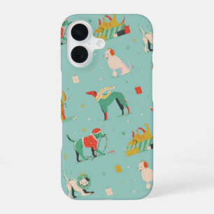Frosty Furballs Minty Dog iPhone 16 Case