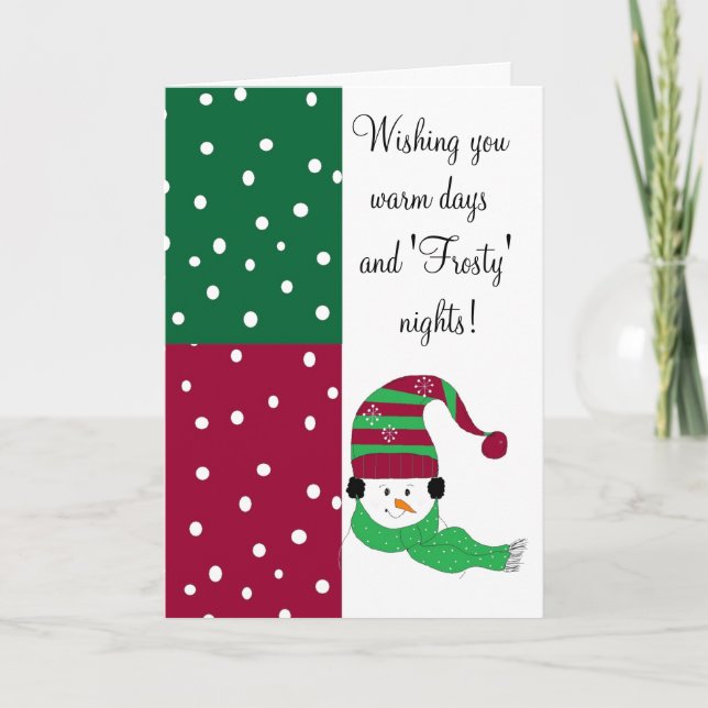 Frosty Greetings - card (Front)