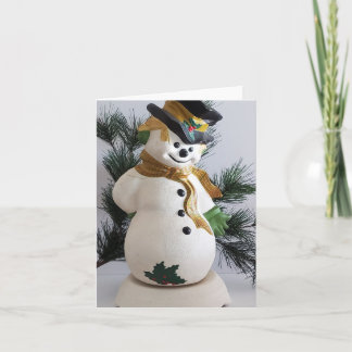 Frosty Holiday Card