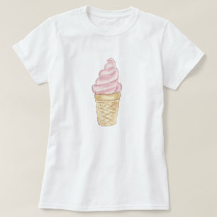 Frosty Ice Cream Cone Woman's Tee Shirt