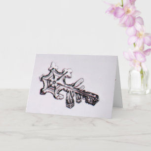 Frosty Key to My Heart Valentine Card