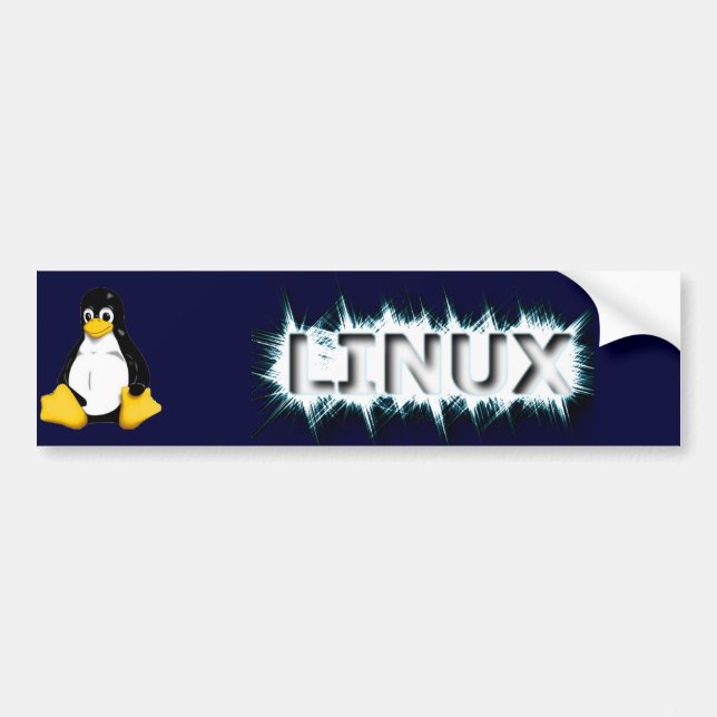 FROSTY LINUX BUMPER STICKER (Front)