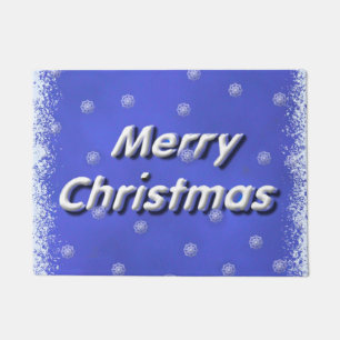 Frosty Merry Christmas 3D Doormat