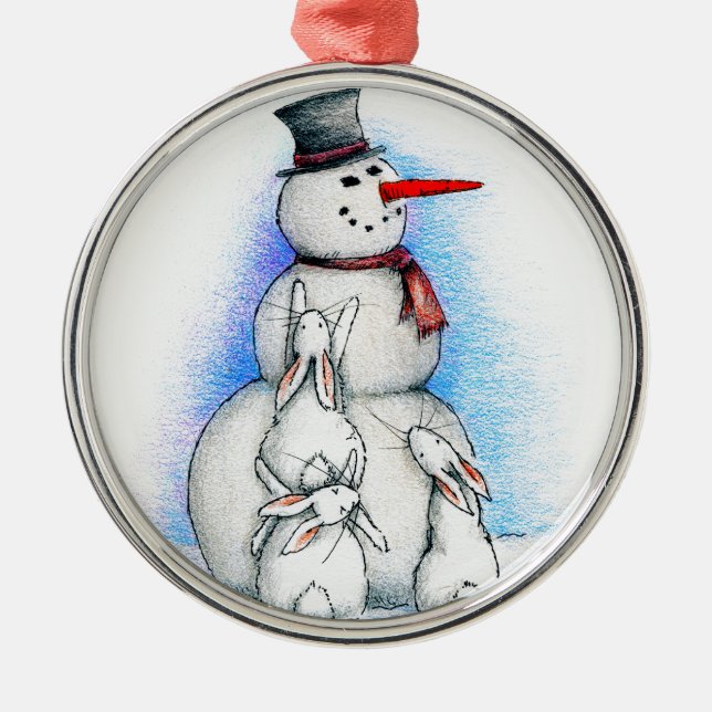 FROSTY METAL ORNAMENT (Front)