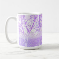 Frosty Misty Trees in Lilac Lavender