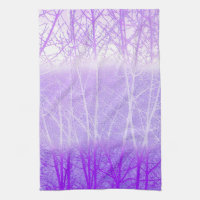 Frosty Misty Trees in Lilac Lavender