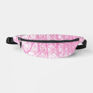 Frosty Misty Trees in Peach and Pink Bum Bags