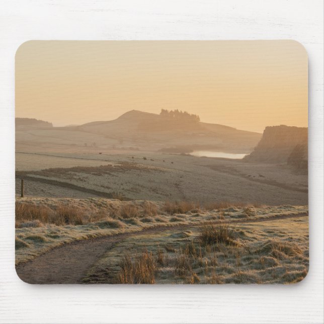 Frosty Morning at Steel Rigg Mouse Pad (Front)
