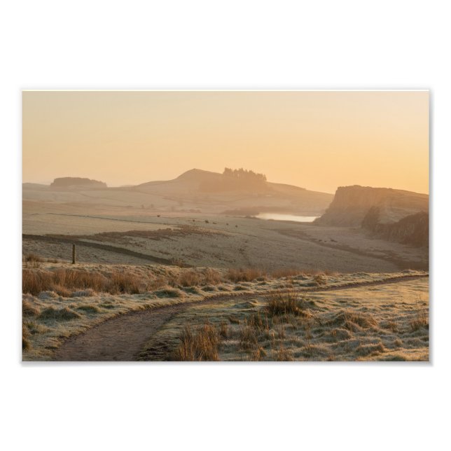Frosty Morning at Steel Rigg Photo Print (Front)