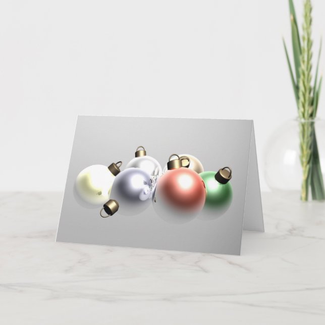 Frosty Ornaments - Card (Front)