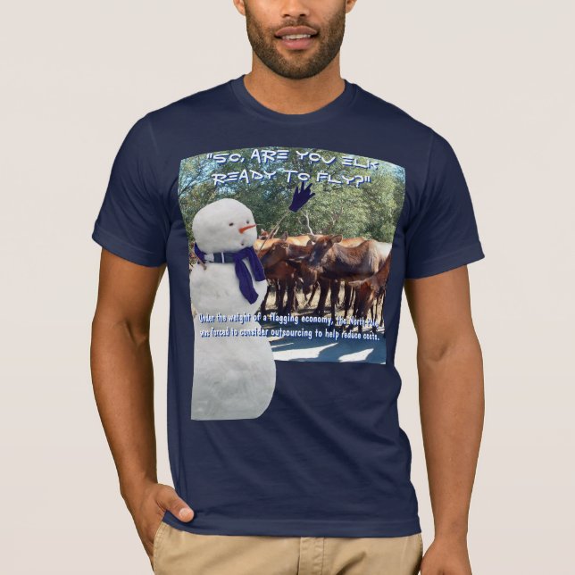 Frosty Outsourcing Jobs T-Shirt (Front)