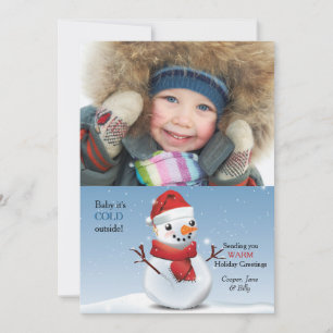 Frosty Photo Holiday Card