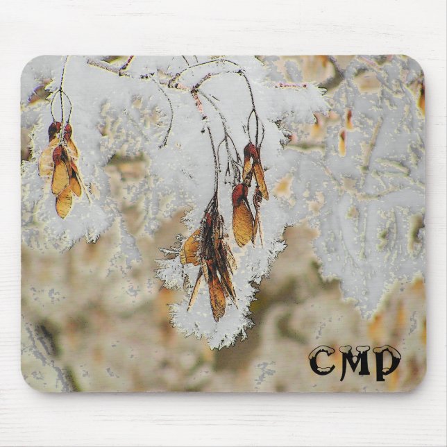 Frosty Seeds Mouse Pad (Front)