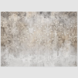 Frosty Snow Background Tissue Paper