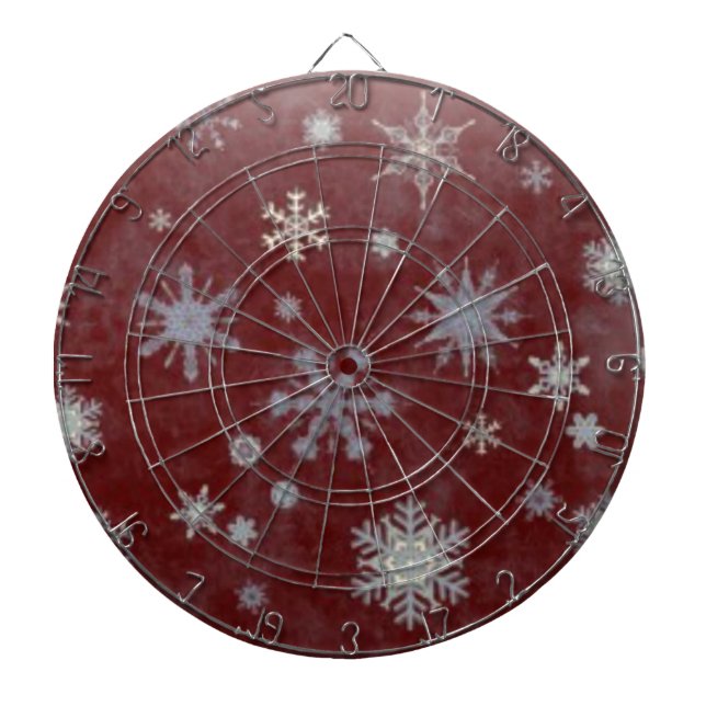 Frosty Snowflake Dartboard (Front)