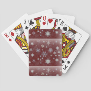 Frosty Snowflake Playing Cards