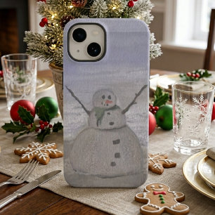 Frosty Snowman At The Beach Case-Mate iPhone 14 Case