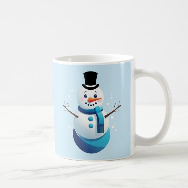Frosty Snowman Coffee Mug (Right)
