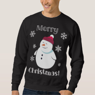Frosty Snowman Cute Animal Merry Christmas Sweatshirt