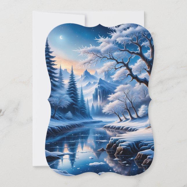 Frosty Stardust winters are magical. The air is co Card (Front)