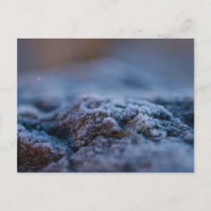 Frosty stone in the evening CC0298 Postcard