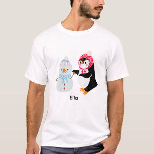 Frosty the Snowman and Penguin T-Shirt
