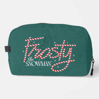 Frosty the Snowman Candy Cane Logo Dopp Kit