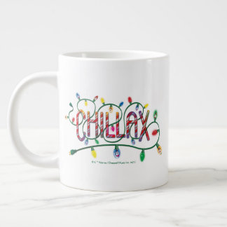 Frosty the Snowman™ | "Chillax" Holiday Lights Large Coffee Mug