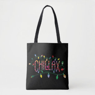 Frosty the Snowman™ "Chillax" Holiday Lights Tote Bag