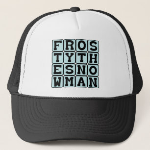 Frosty The Snowman, Christmas Character Trucker Hat