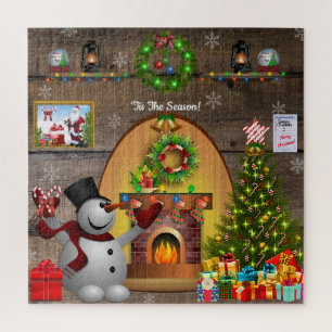 Frosty The Snowman Christmas Jigsaw Puzzle