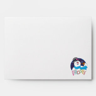 Frosty the Snowman™ Colorful Candy Cane Name Envelope