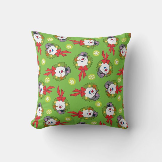 Frosty the Snowman™ | Frosty Holiday Wreath Cushion (Front)