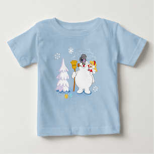 Frosty the Snowman™   Frosty & Karen Winter Fun Baby T-Shirt