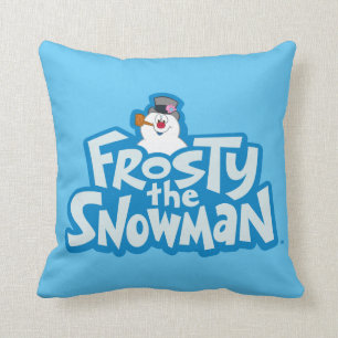 Frosty the Snowman™   Frosty Stacked Logo Cushion