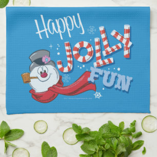Frosty the Snowman™ Happy Jolly Fun Tea Towel