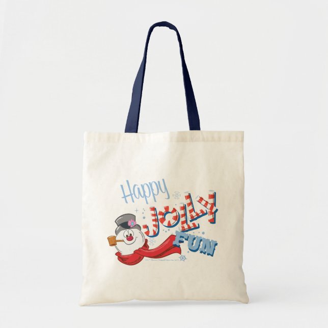 Frosty the Snowman™ | Happy Jolly Fun Tote Bag (Front)